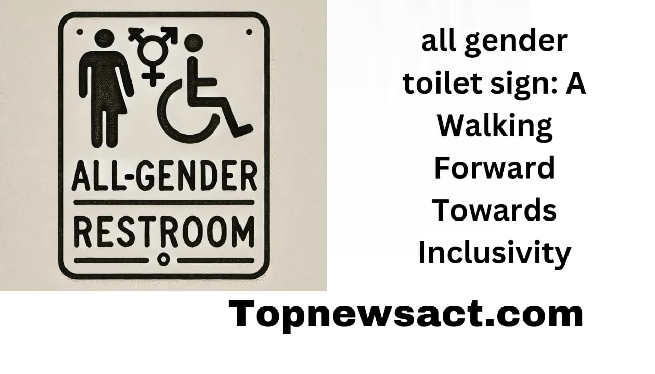 all gender toilet sign